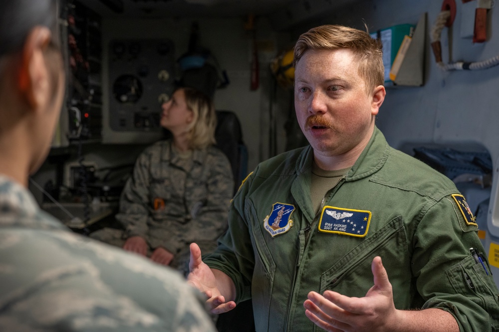 AFJROTC cadets experience 176th Wing mission during JBER visit