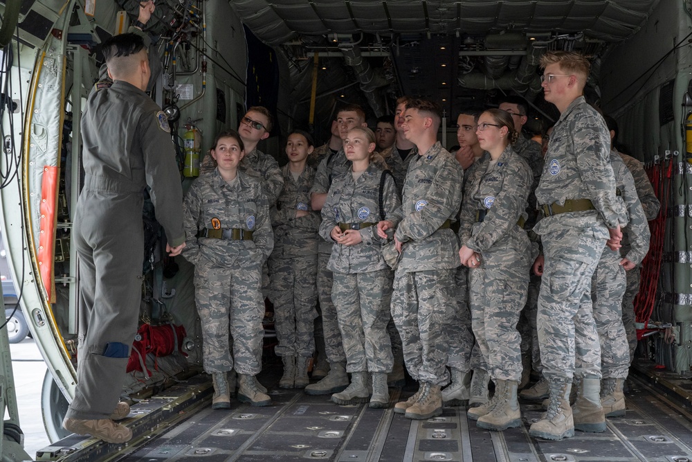 AFJROTC cadets experience 176th Wing mission during JBER visit