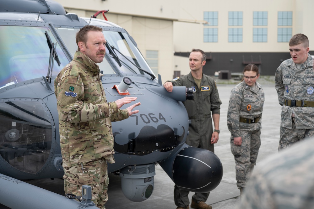 AFJROTC cadets experience 176th Wing mission during JBER visit