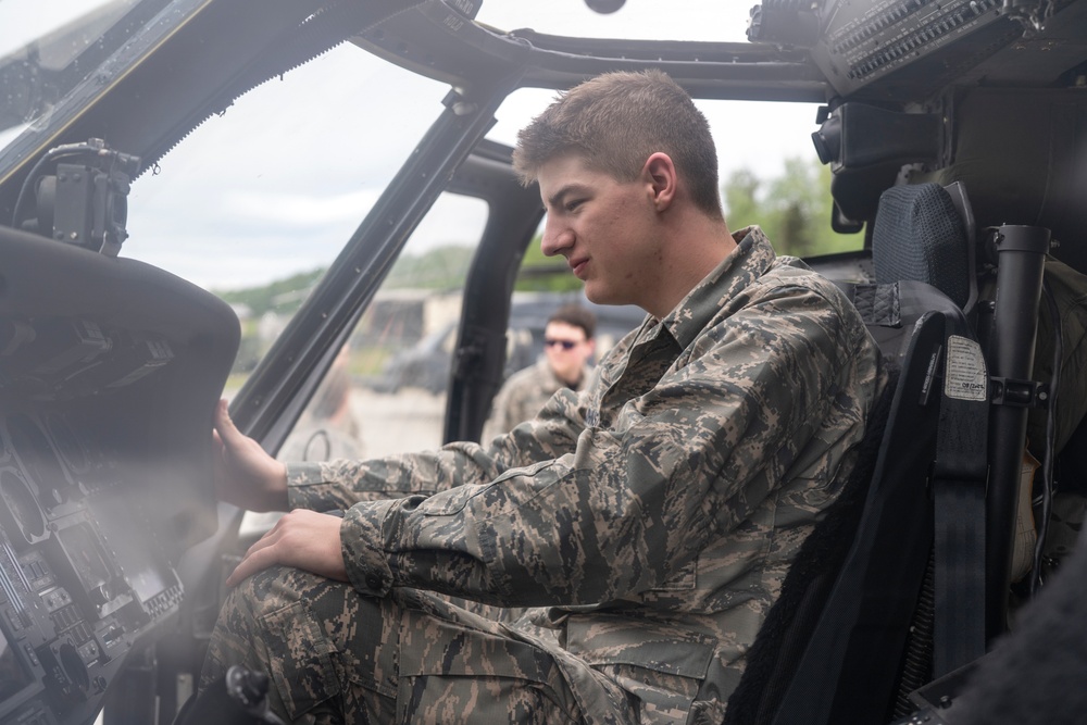 AFJROTC cadets experience 176th Wing mission during JBER visit