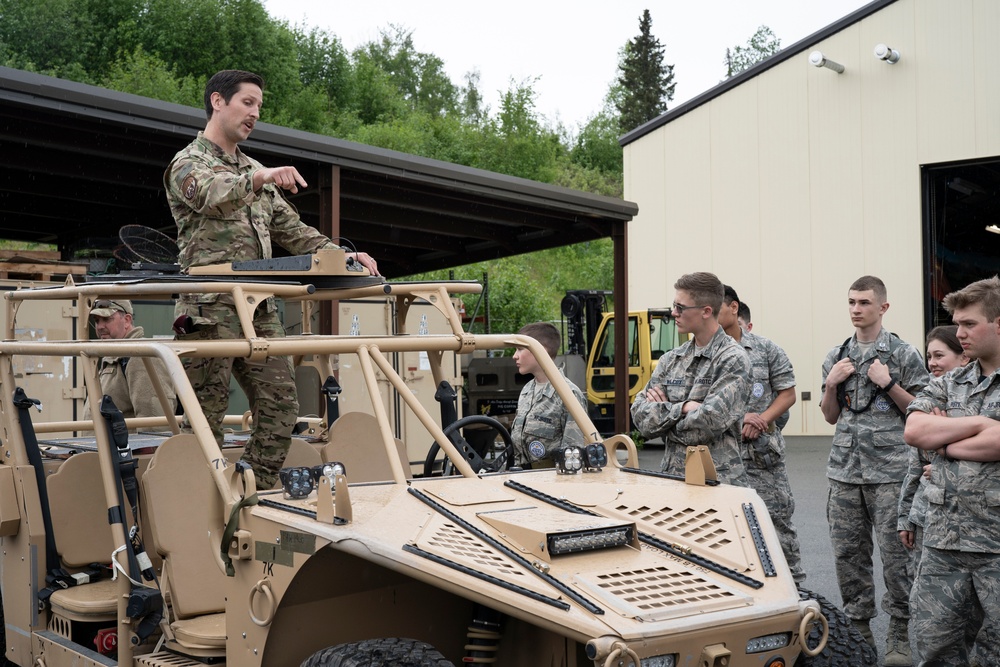 AFJROTC cadets experience 176th Wing mission during JBER visit