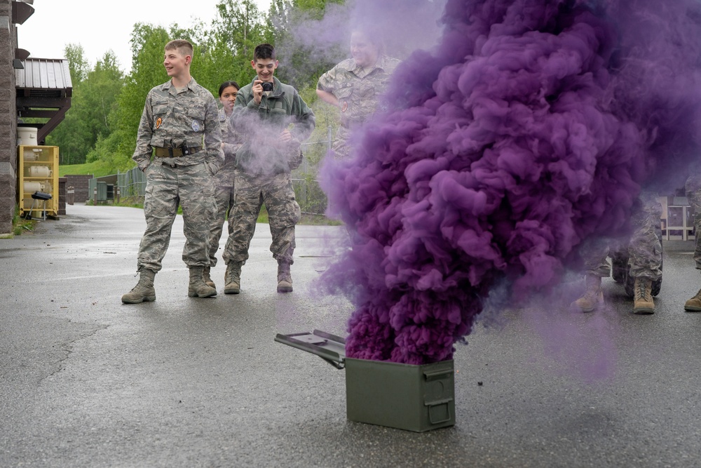 AFJROTC cadets experience 176th Wing mission during JBER visit