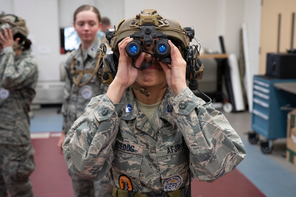 AFJROTC cadets experience 176th Wing mission during JBER visit