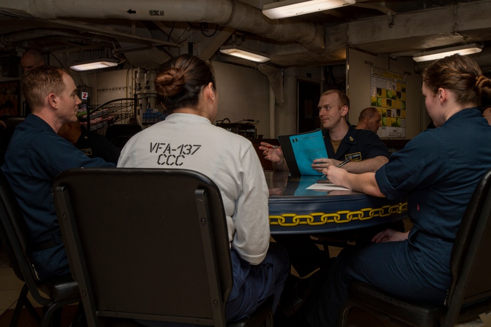 ESWS Board Aboard Nimitz