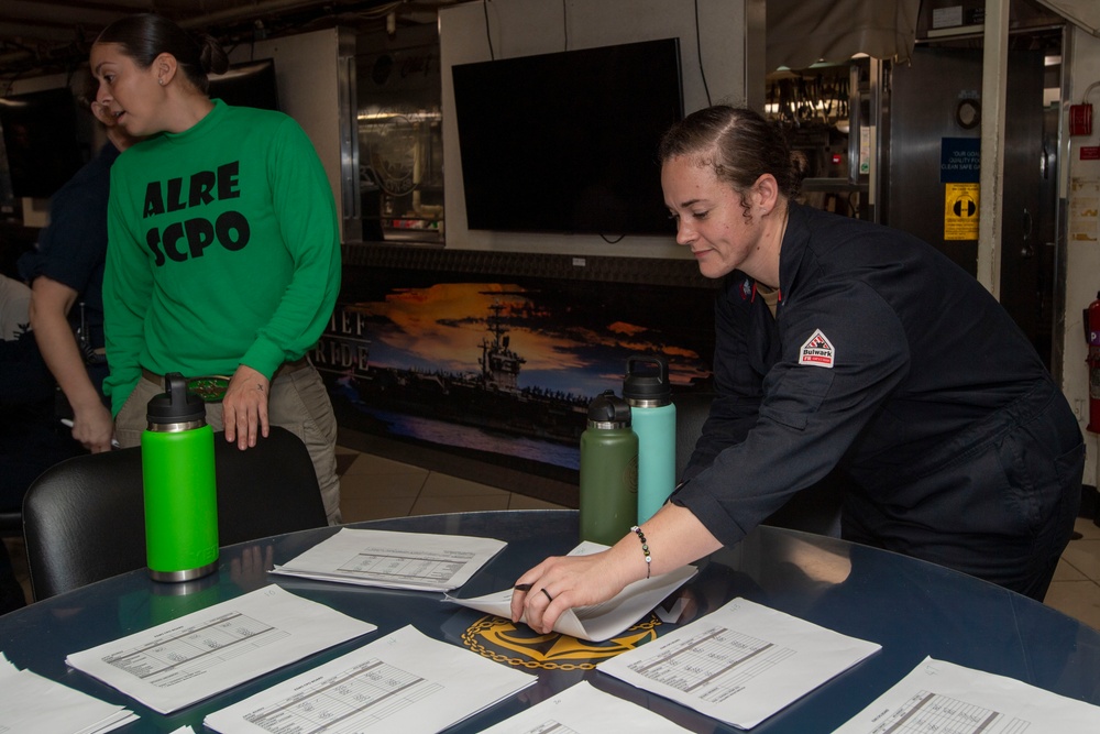 ESWS Board Aboard Nimitz