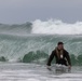 Marines swim to shore during amphibious qualification