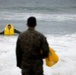 Marines swim to shore during amphibious qualification