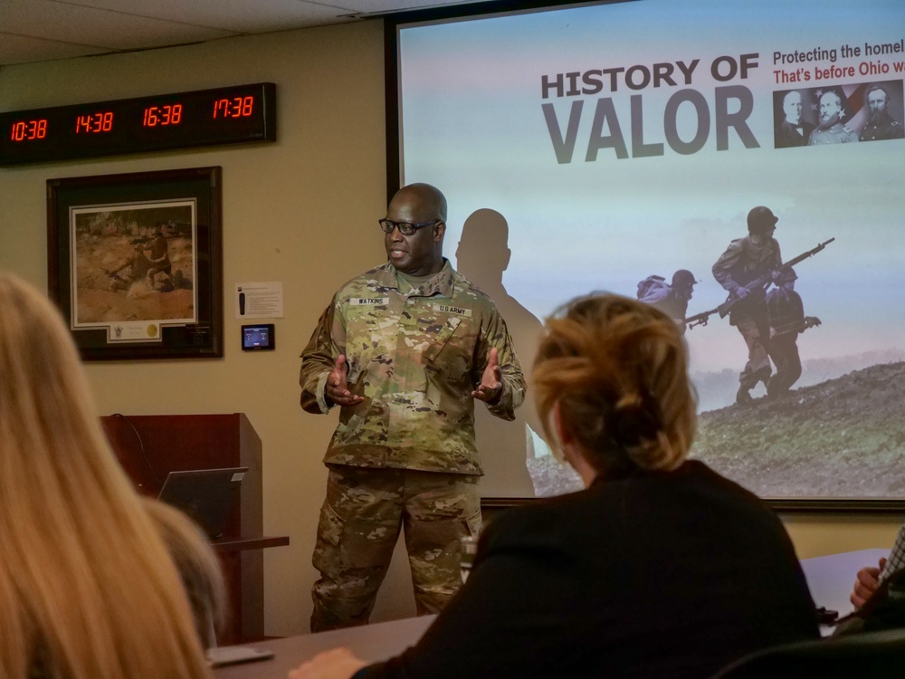 Ohio Governor’s Outreach Team visits state National Guard headquarters