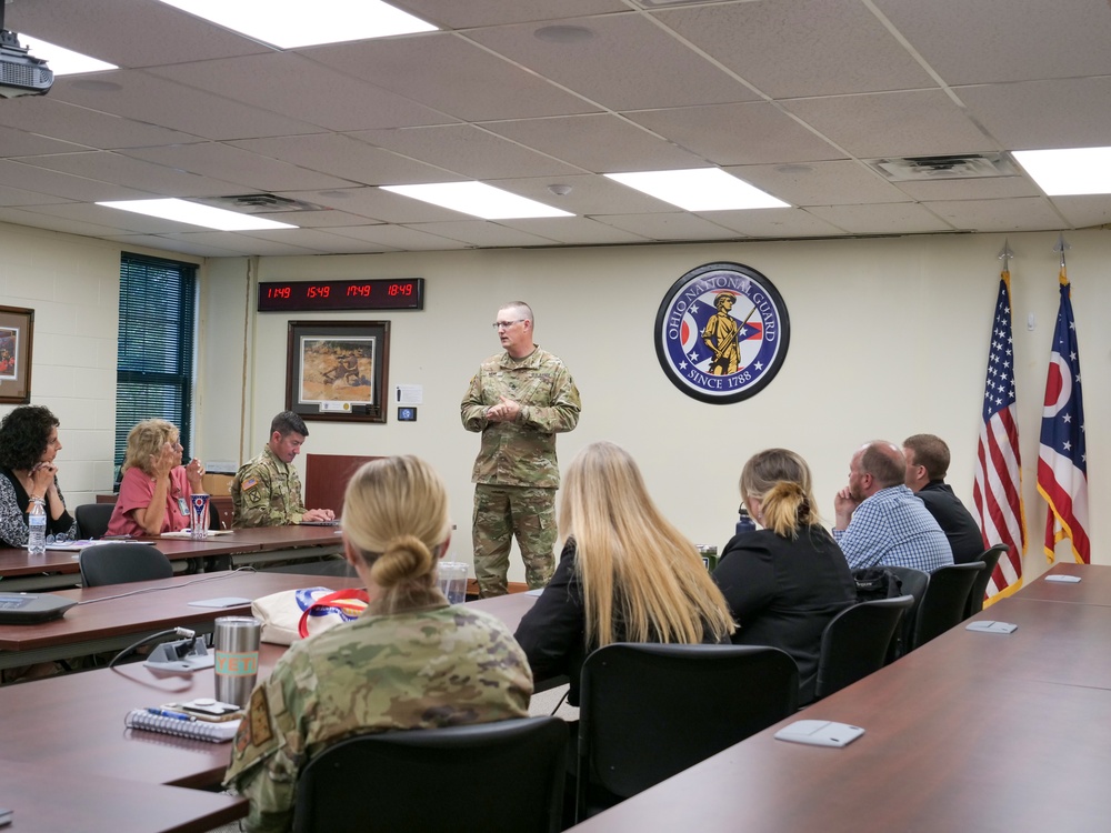 Ohio Governor’s Outreach Team visits state National Guard headquarters