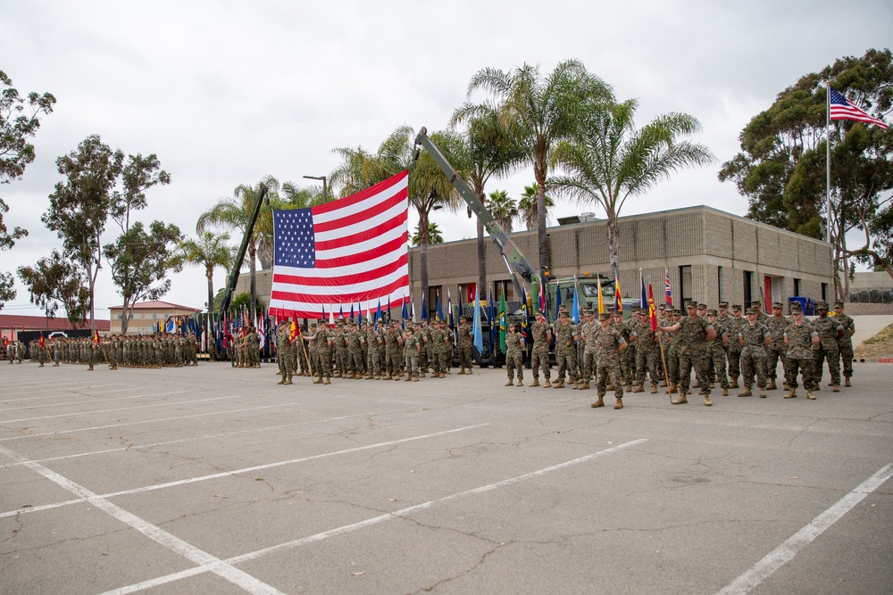 9th Communication Battalion Change of Command