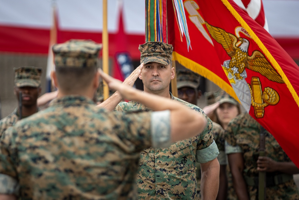 9th Communication Battalion Change of Command