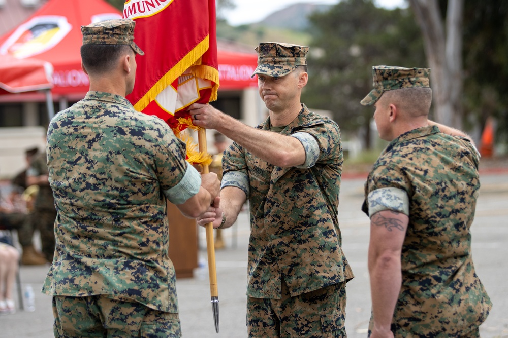 9th Communication Battalion Change of Command