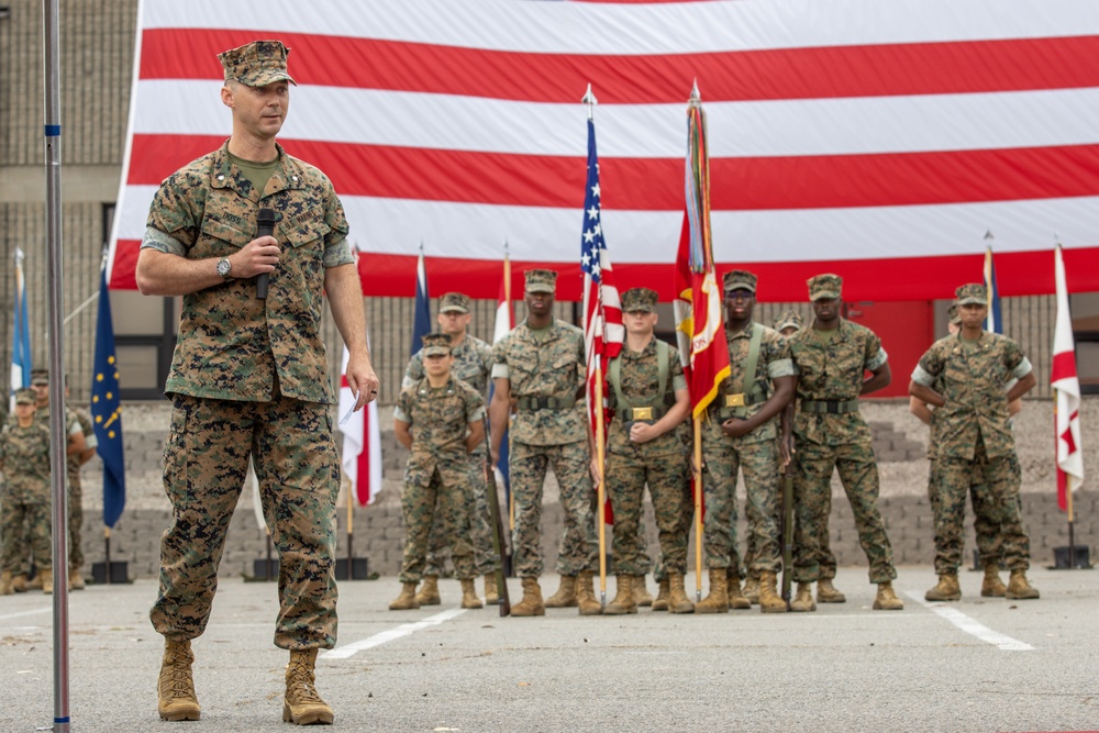 9th Communication Battalion Change of Command