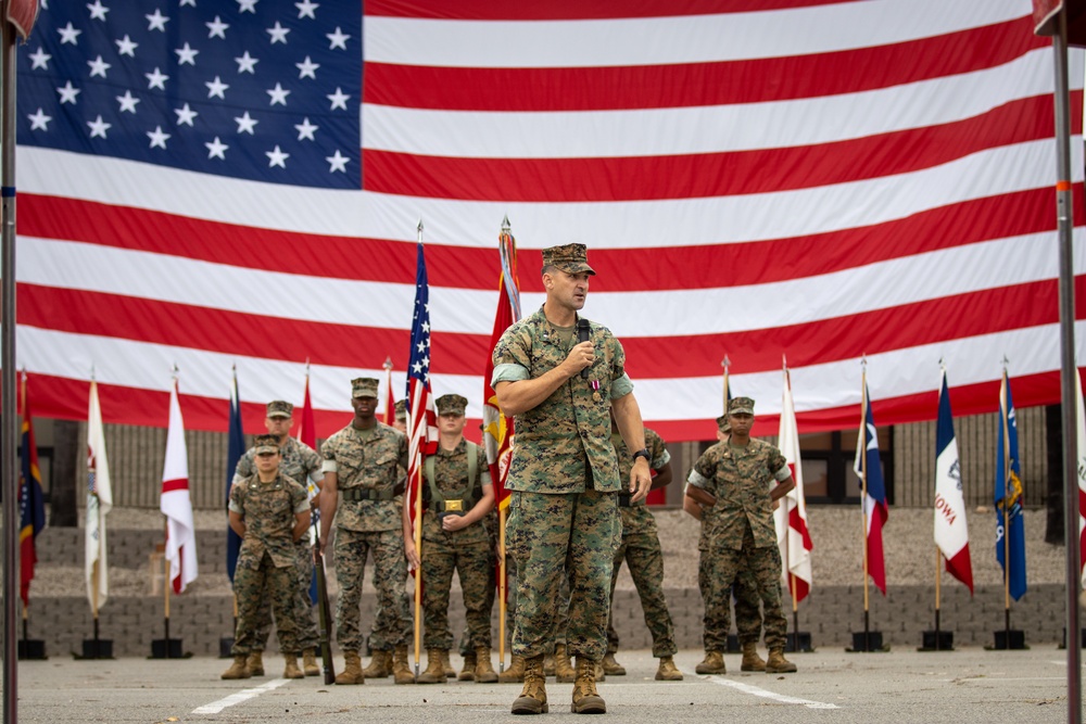 9th Communication Battalion Change of Command