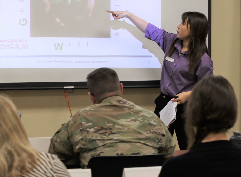 Army Family Team Building Program enhances leadership skills at Fort Bliss