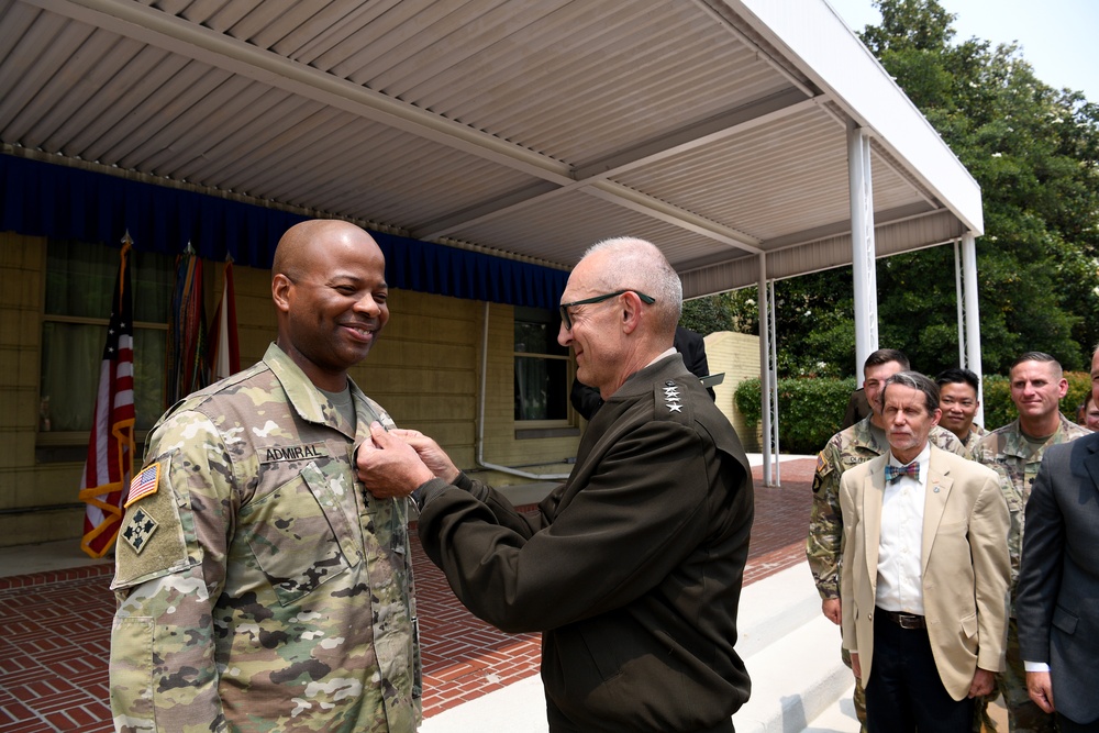 Award in honor of Maj Gen Kevin Admiral