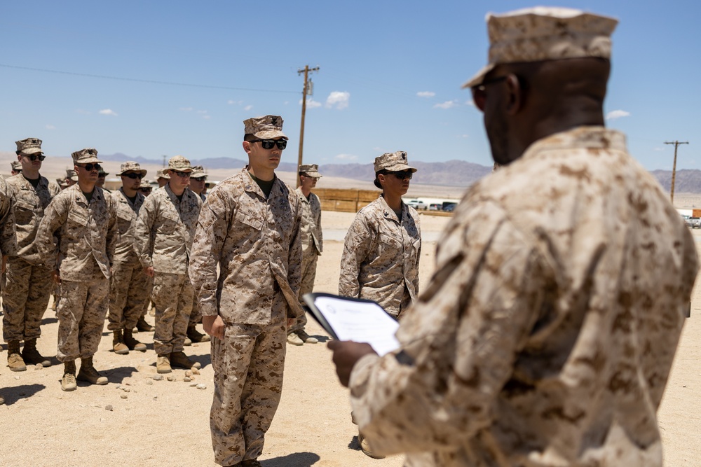 ITX 4-23 U.S. Navy Corpsmen Promotion