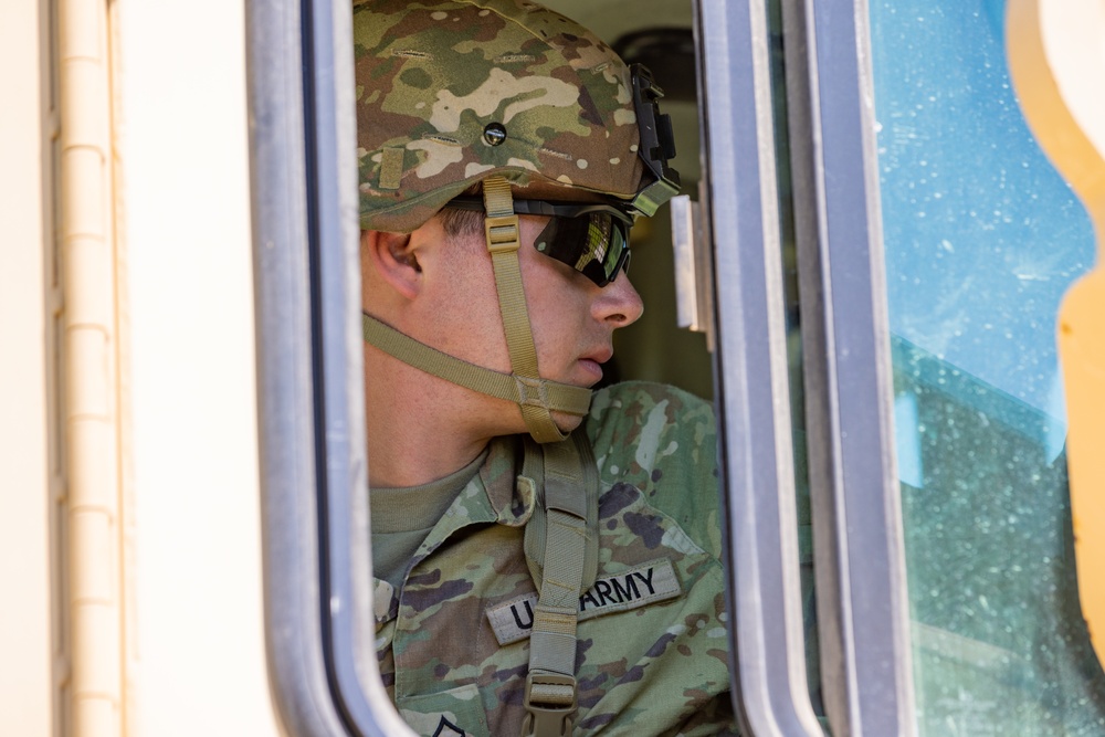 842nd Engineering Company Conducts Site Clearance