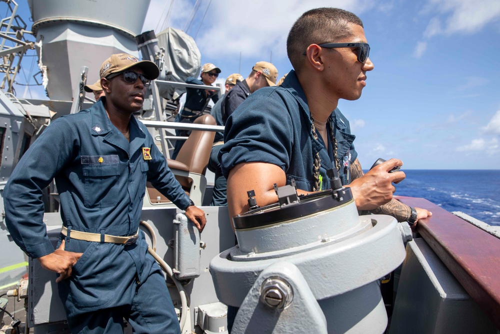 Decatur RAS with USNS Rappahannock