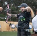 USSOCOM takes part in the Archery prelims during the 2023 Warrior Games Challenge