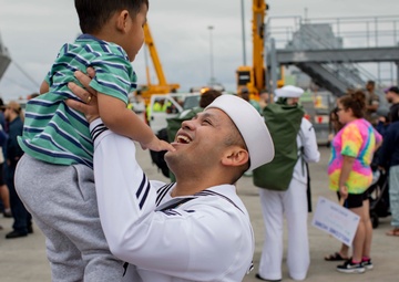 USS Anchorage (LPD 23) Returns To Home Port
