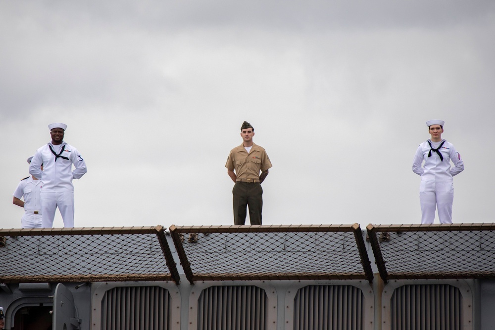 USS John P. Murtha (LPD 26) Returns To Home Port