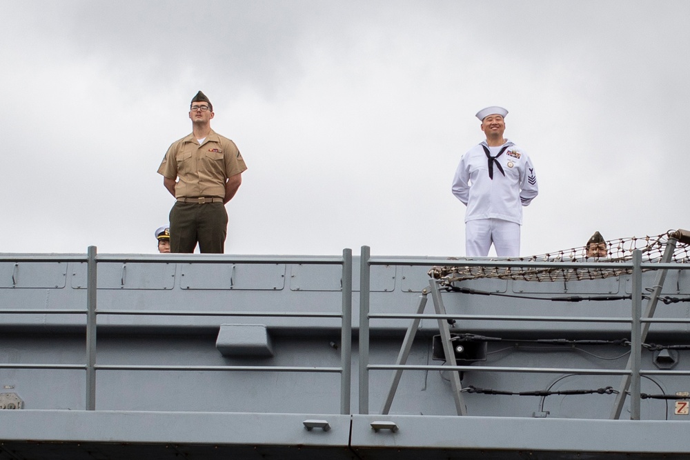 USS John P. Murtha (LPD 26) Returns To Home Port