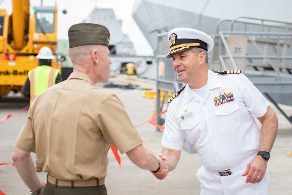 USS John P. Murtha (LPD 26) Returns To Home Port