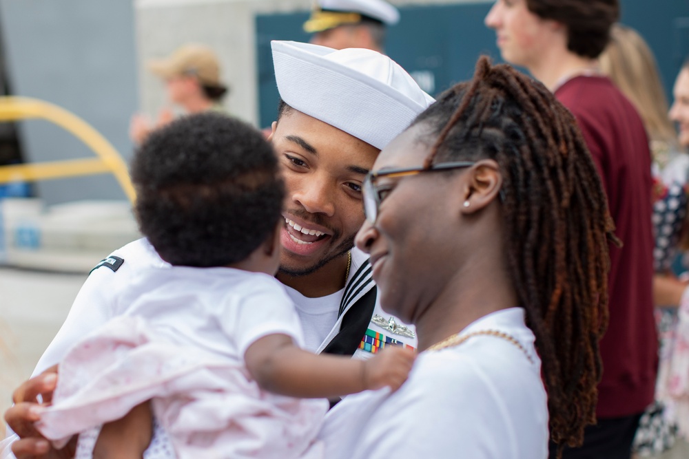 USS John P. Murtha (LPD 26) Returns To Home Port