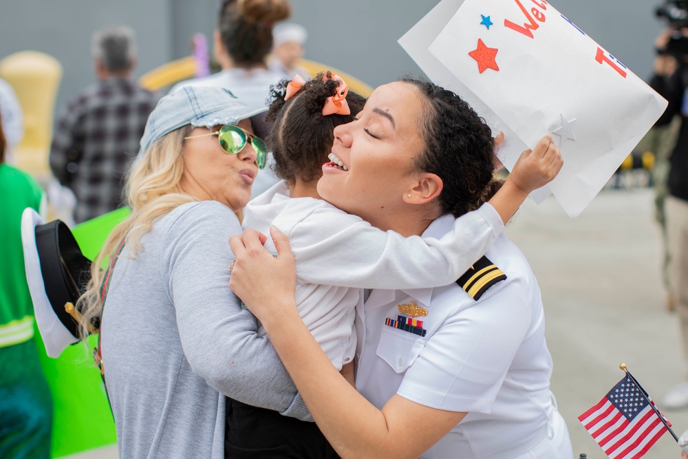 USS John P. Murtha (LPD 26) Returns To Home Port