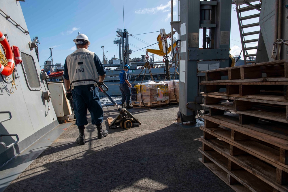 Wayne E. Meyer Conducts Underway Replenishment