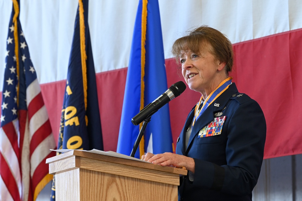 Retirement ceremony for Oregon Air National Guard Commander Brig. Gen. Donna M. Prigmore