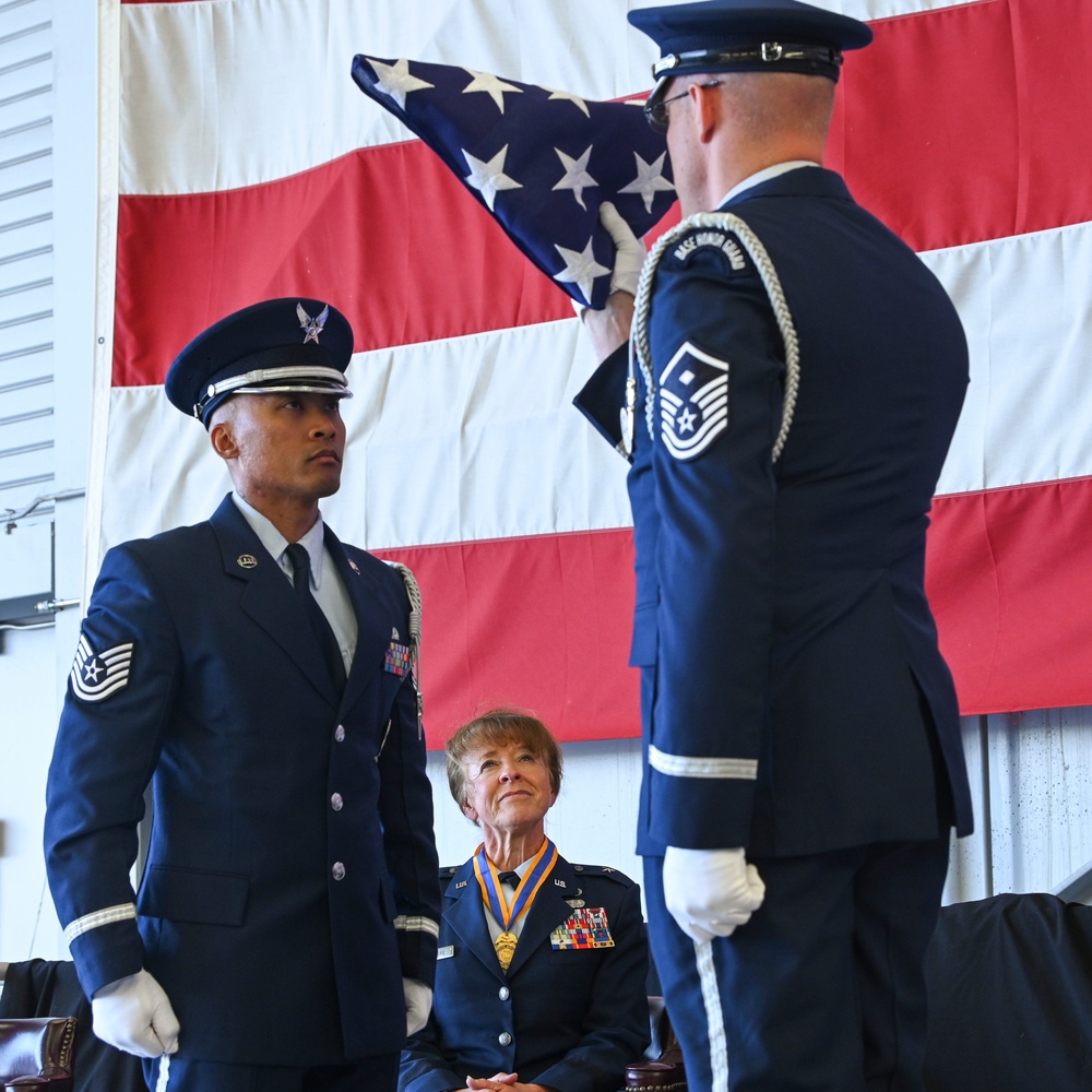 Retirement ceremony for Oregon Air National Guard Commander Brig. Gen. Donna M. Prigmore