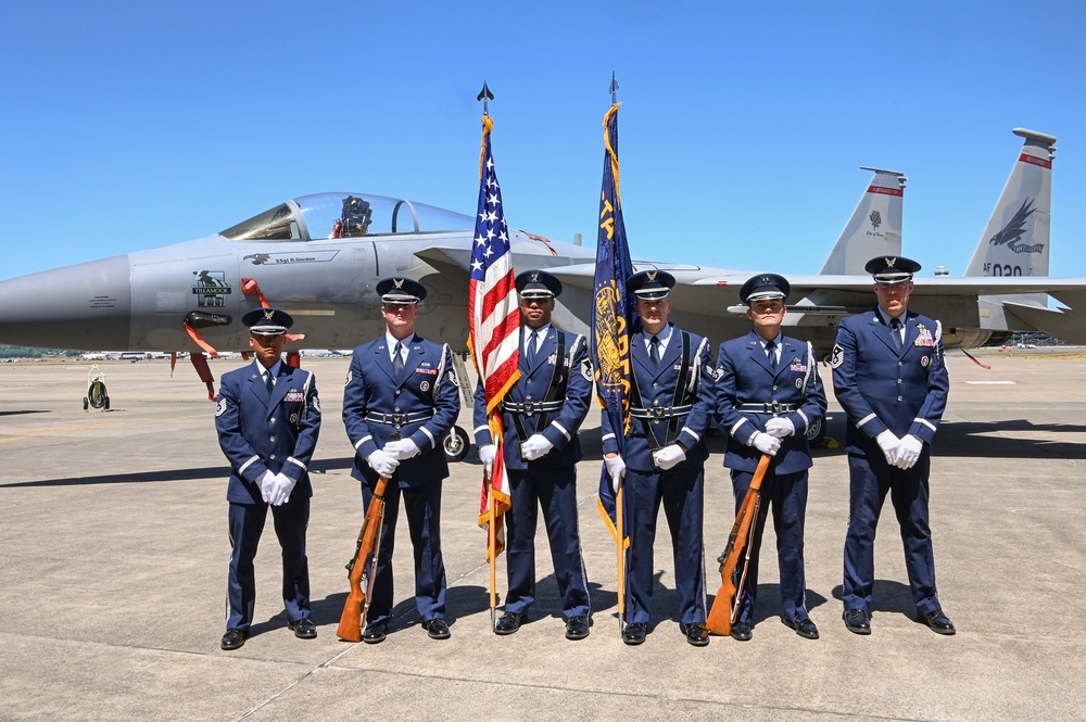 Retirement ceremony for Oregon Air National Guard Commander Brig. Gen. Donna M. Prigmore