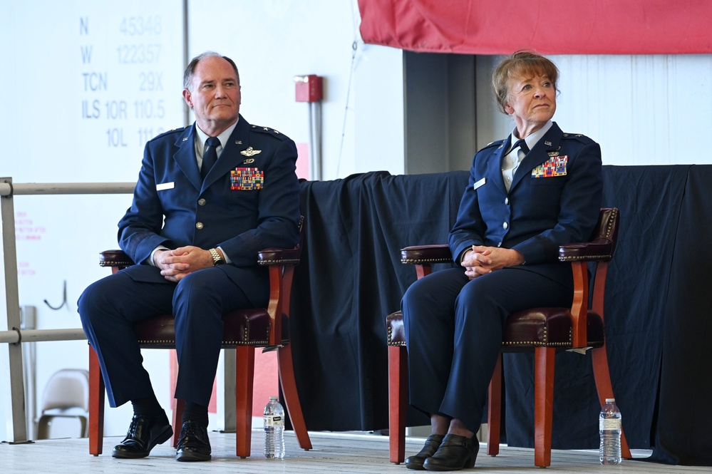 Retirement ceremony for Oregon Air National Guard Commander Brig. Gen. Donna M. Prigmore