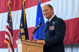 Retirement ceremony for Oregon Air National Guard Commander Brig. Gen. Donna M. Prigmore