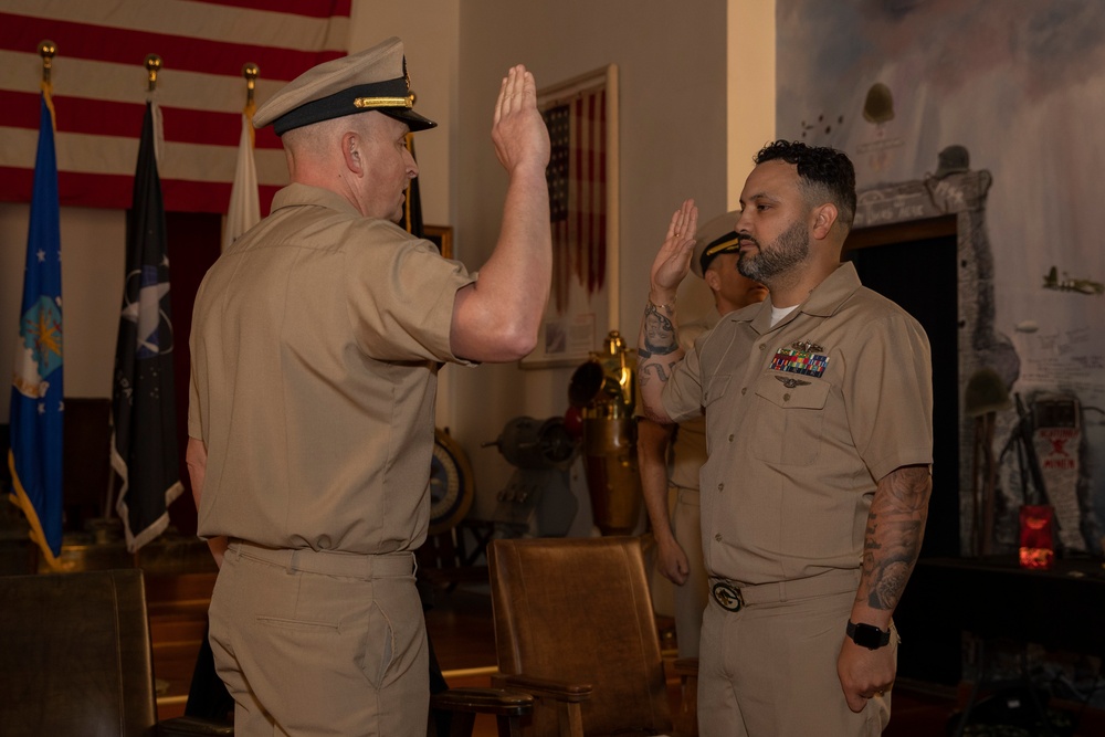 Chief Culinary Specialist Sanchez's Commissioning Ceremony