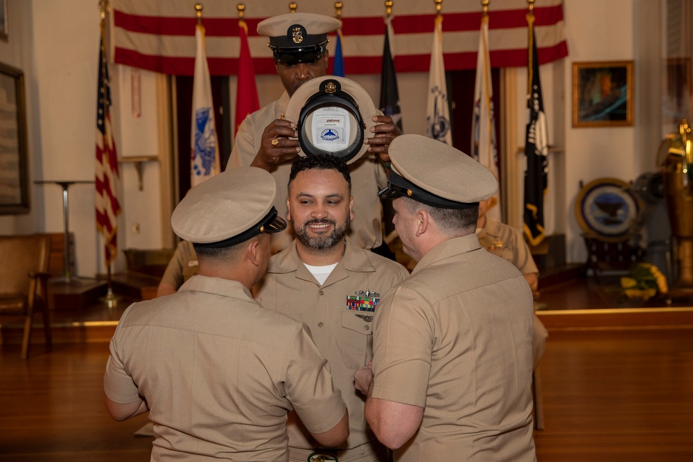 Chief Culinary Specialist Sanchez's Commissioning Ceremony