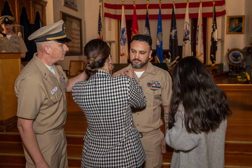 Chief Culinary Specialist Sanchez's Commissioning Ceremony