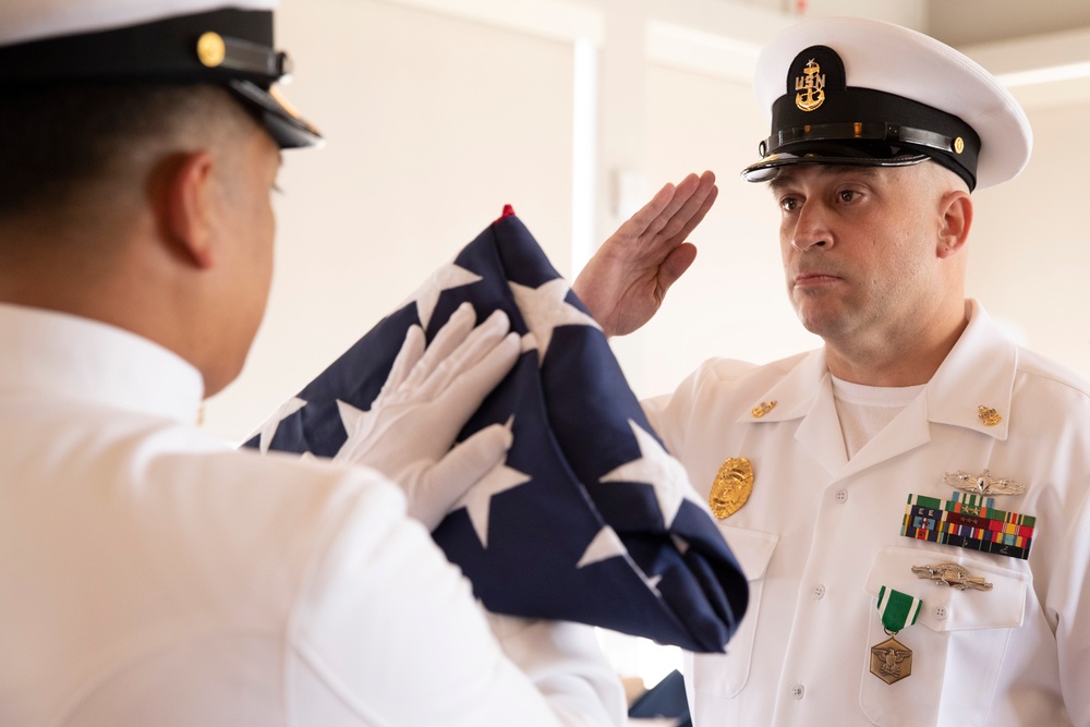 Senior Chief Master-At-Arms Lukosus Retirement ceremony