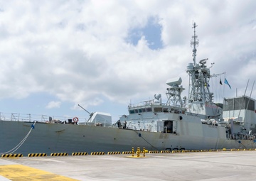HMCS Montreal CFAO White Beach Port Call