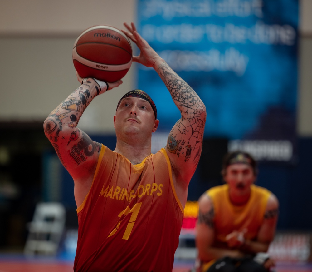 2023 DOD Warrior Games Challenge Team Marine Corps – Wheelchair Basketball Prelims Day 2