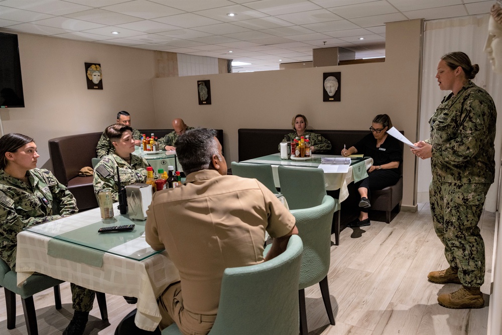 NSA Souda Bay Hosts Quarterly Menu Review Board