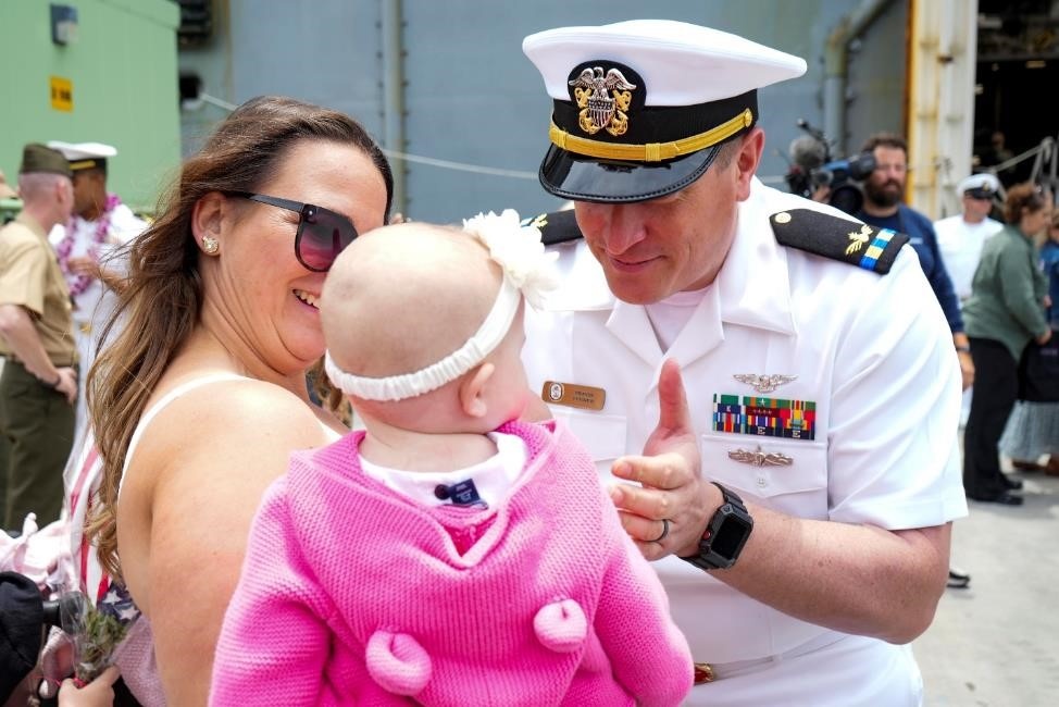 USS Makin Island (LHD 8) Returns To Home Port