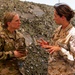 U.S. Airmen visit the Italian SAMP-T Site
