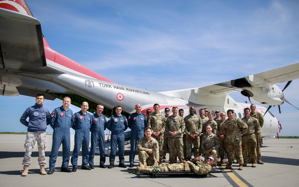 U.S. Army Soldiers train shoulder to shoulder with Turkish Air Force