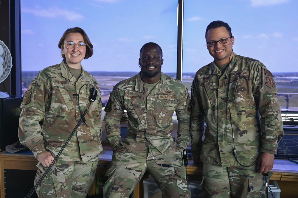 RAF Mildenhall Air Traffic Controllers protect the ground and skies