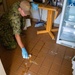 Commander, Submarine Squadron 15 Cleans Deployed Sailors Barracks After Typhoon Mawar