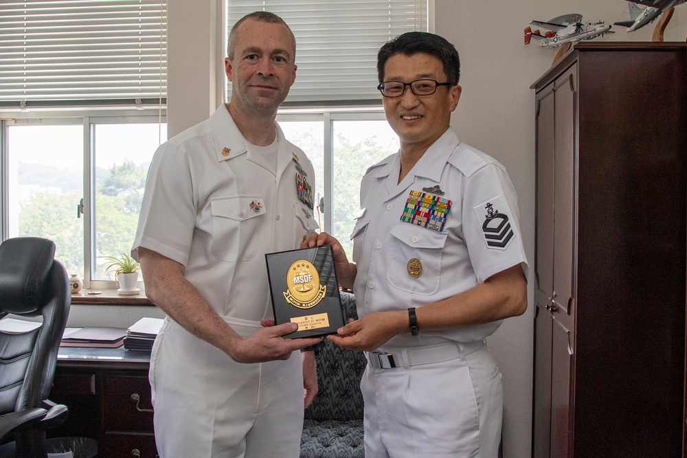 JMSDF's Senior Enlisted Leader Visits CFAS