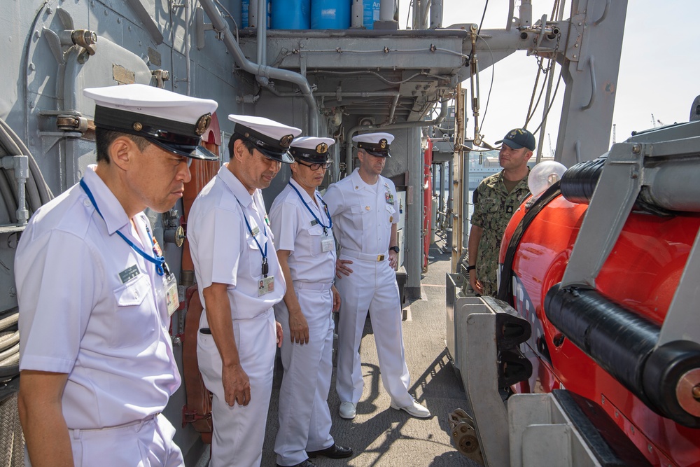 JMSDF's Senior Enlisted Leader Visits CFAS